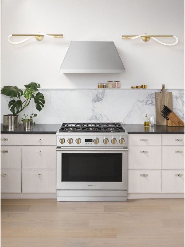 Monogram® Statement Collection 36" Stainless Steel Pro Style Slide In Natural Gas Range-4