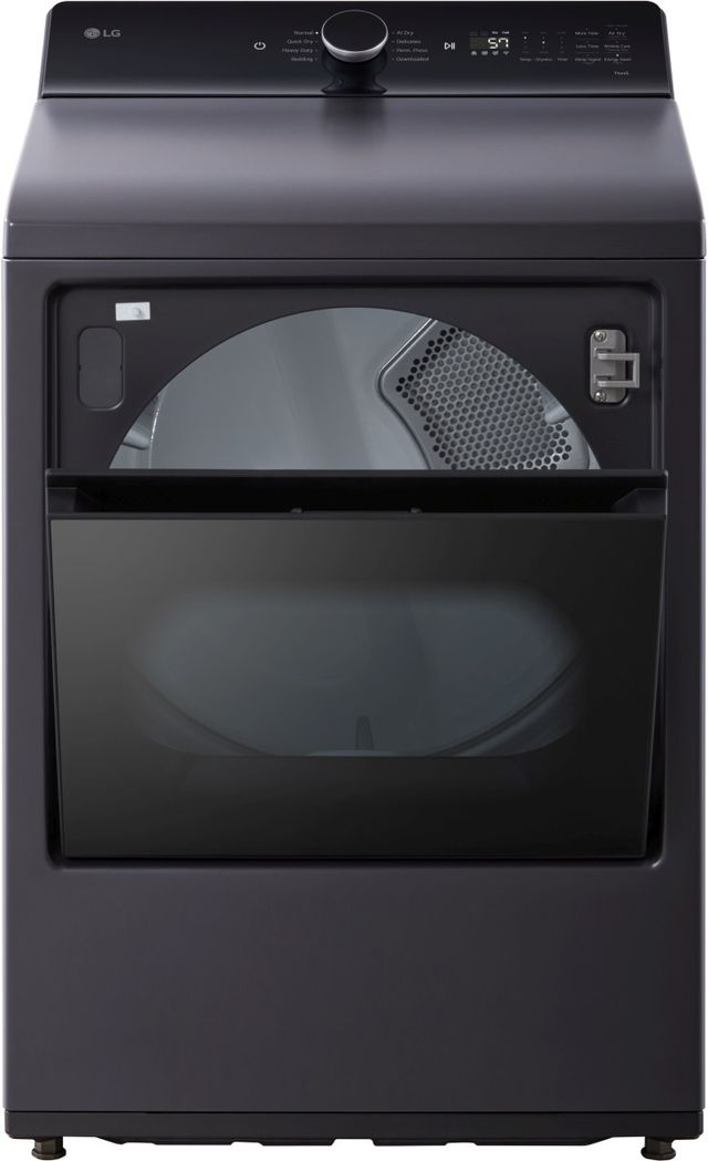 LG 7.3 Cu. Ft. Matte Black Electric Dryer-1