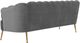 TOV Furniture Daisy Petite Grey Velvet Sofa-1