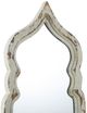 A & B Home Weathered White Full Length Floor Mirror-4