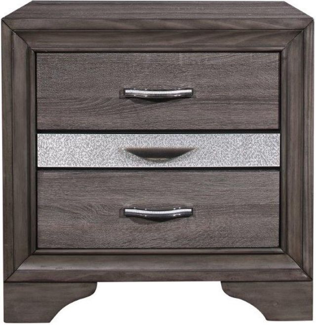 Global Furniture USA Seville Dark Gray Nightstand-1