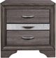 Global Furniture USA Seville Dark Gray Nightstand-1