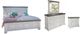 International Furniture Direct Luna 4-Piece Brown/White Two Tone Eastern King Bedroom Set-0