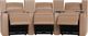 Palliser® Furniture Customizable Flicks 3-Piece Curved Power Reclining Theater Seating-2