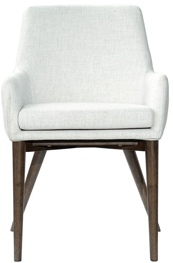 LH Home Fritz Dark Grey/Ivory Dining Arm Chair-4