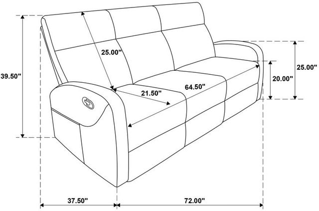 Coaster® Hamilton 3-Piece Sand Manual Reclining Sofa Set-3