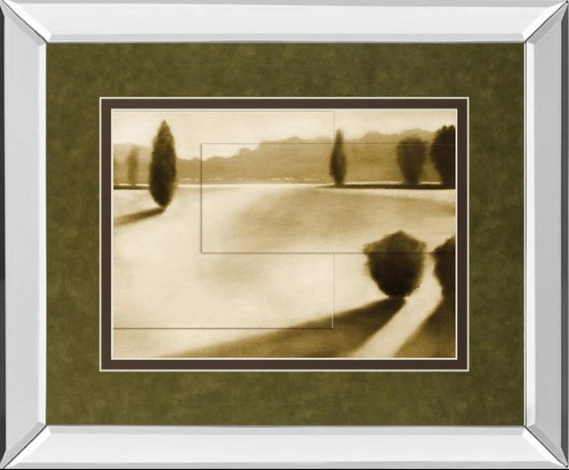 Classy Art Cyprus Eclipse II by Brent Collins Mirror Framed Wall Art-0