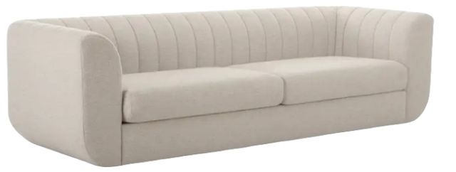 Moe's Home Collection Rosy Oatmeal Sofa-0