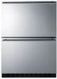 Summit® 4.0 Cu. Ft. Stainless Steel Outdoor Freezer Drawers-0