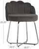 HH2 Home Catalina Black Vanity Stool-2