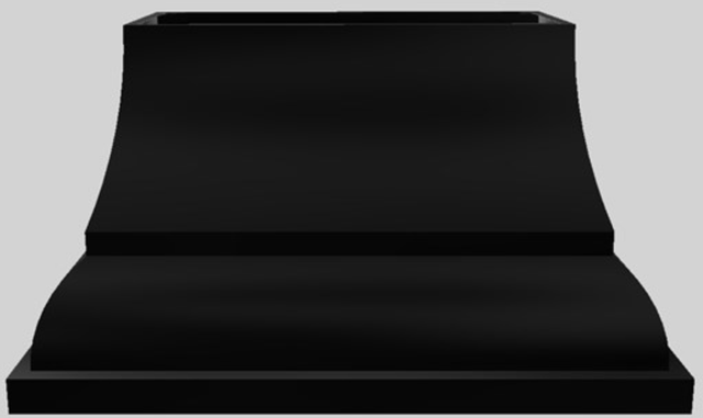 Vent-A-Hood® Designer Series 54" Black Island Range Hood-0