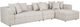 Coaster® Amara 3-Piece Ivory L-Shaped Sectional Sofa-0
