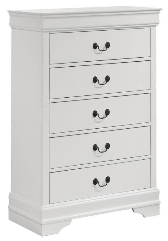 Coaster® Louis Philippe White Chest-0