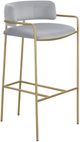 Coaster® Comstock Gold/Gray Upholstered Bar Stool-0