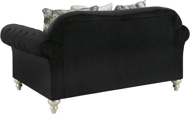 Signature Design by Ashley® Harriotte Black Loveseat-2