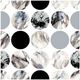 Classy Living Marbled Monochrome Dot Medley Wall Art-0