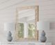 Bassett Mirror Guyton Brown/White Washed Wall Mirror-3
