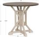 Coast2Coast Home™ Belsey Brown Counter Height Dining Table with Soft Cream Base-2