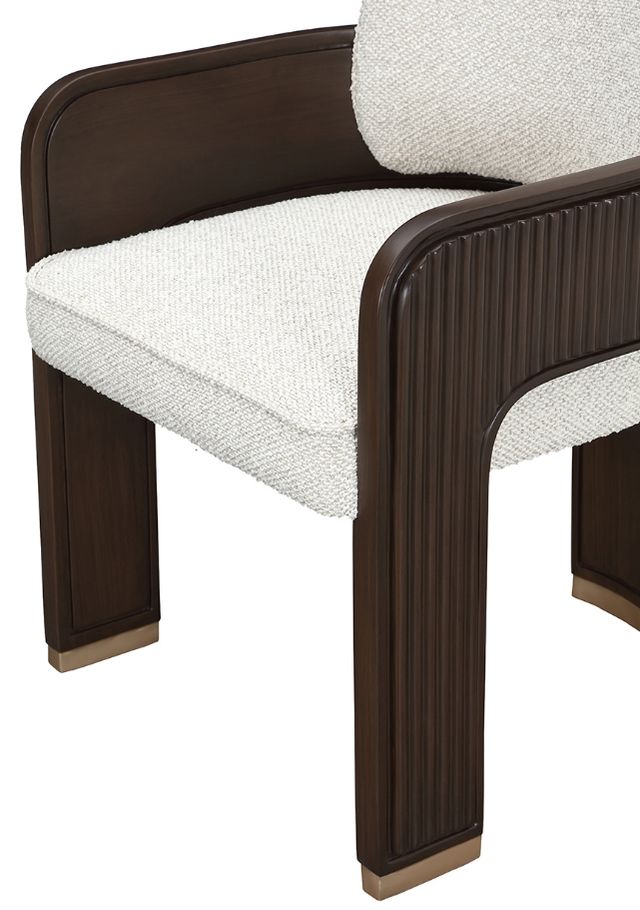Michael Amini® West Kensington Medium Espresso Dining Arm Chair-4