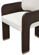 Michael Amini® West Kensington Medium Espresso Dining Arm Chair-4
