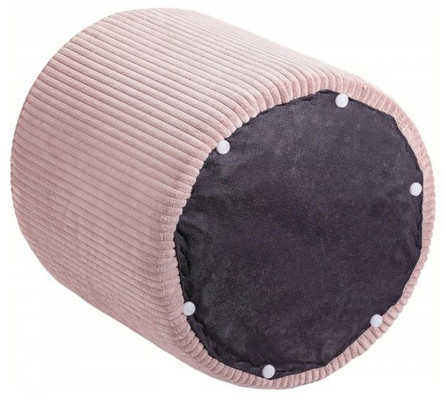 Meridian Furniture Roy Pink Ottoman-2