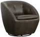 Flexsteel® Wade Carob Swivel Chair-0