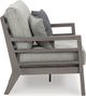 Signature Design by Ashley® Hillside Barn Gray/Brown Outdoor Loveseat with Cushion-3