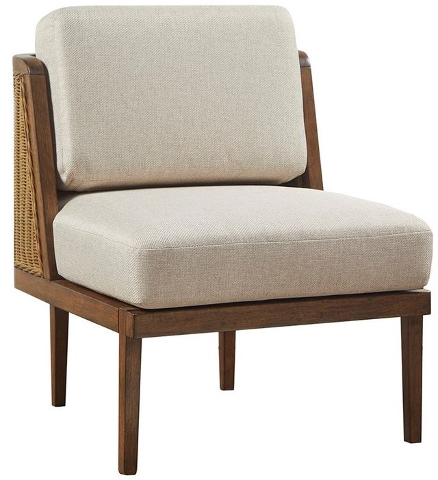 Olliix by Madison Park Solana Natural Rattan Armless Chair-1