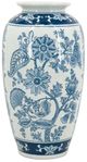 A & B Home Blue/White Porcelain Flower Vase-0