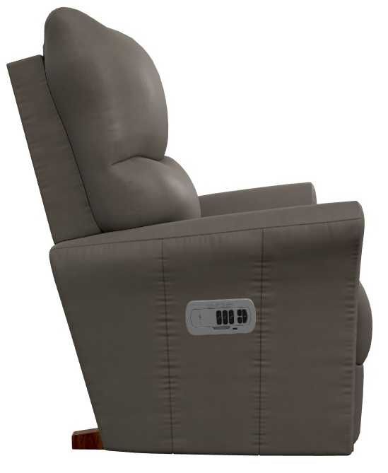 La-Z-Boy® Rowan Otter Leather Power Rocking Recliner with Headrest and Lumbar-3