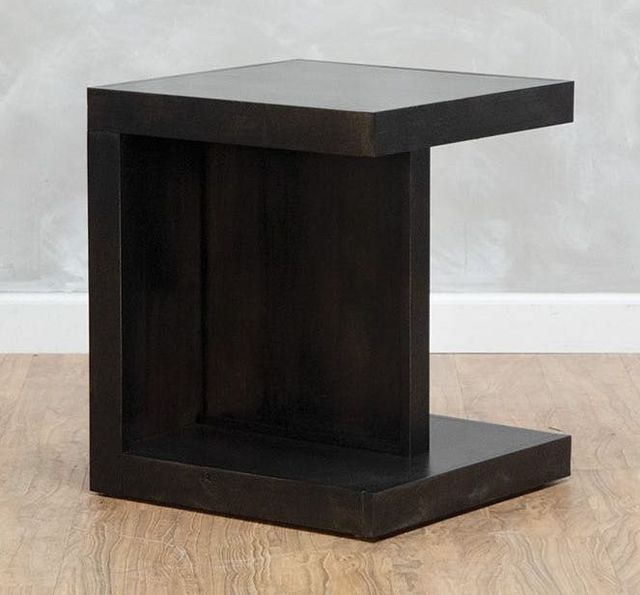 aspenhome® Avery Loft Ghost Black End Table-1