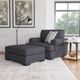 Charisma™ Otto Indigo Accent Ottoman-4