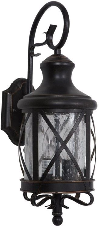 YHD Lorenza Oil Rubbed Bronze 2-Light Incandescent Exterior Lighting-2