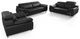 VIG Furniture Divani Casa Grange 3-Piece Black Sofa Set-1