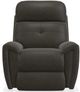 La-Z-Boy® Douglas Charcoal Leather Power Rocking Recliner with Headrest-1