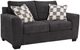 Benchcraft® Loreo Ebony Loveseat-0