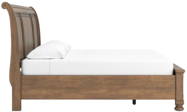 Signature Design by Ashley® Feddinger Medium Brown King Storage Sleigh Bed-4