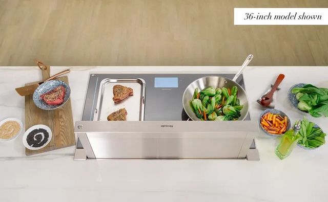 Thermador® Masterpiece® 37" Stainless Steel Downdraft Range Hood-3