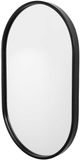 Uttermost® Varina Satin Black Oval Mirror-0
