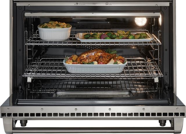 Wolf® 36" Stainless Steel Pro Style Natural Gas Range-2