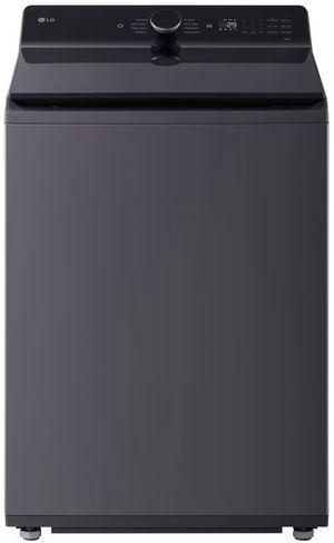 LG 5.5 Cu. Ft. Matte Black Top Load Washer
