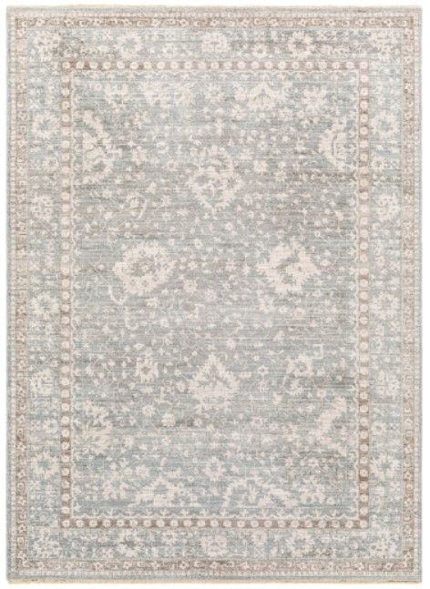 Surya Carlisle Ivory/Light Gray 4'x6' Area Rug-0