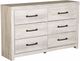 Signature Design by Ashley® Cambeck 4-Piece Whitewash King Storage Panel Bed Set-2