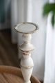 A & B Home Cassia Weathered White Candlestick Holder-4