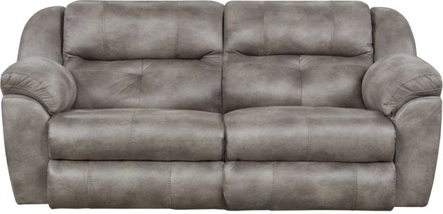 Catnapper® Ferrington Steel Power Headrest with Lumbar Power Lay Flat Reclining Sofa-0