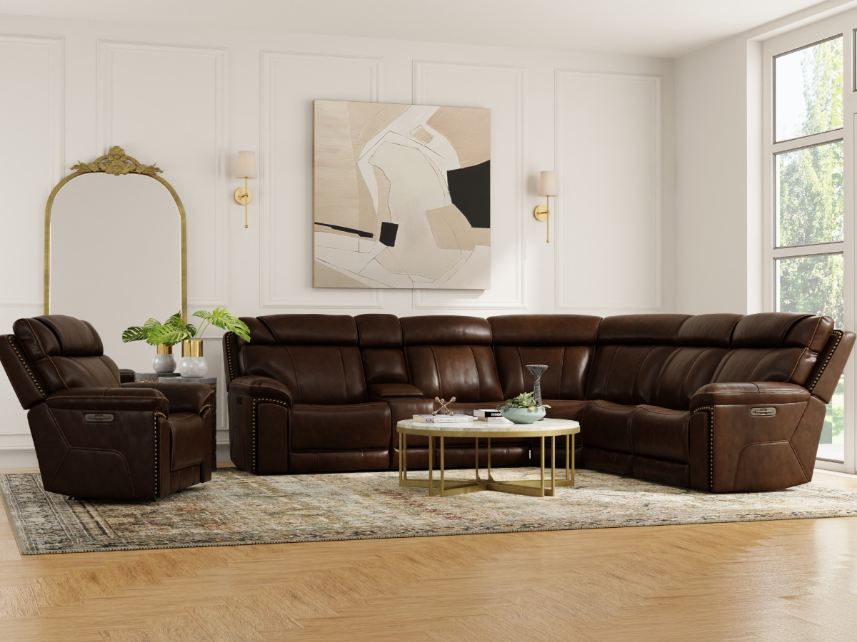 Leather sectional sofa bed best sale