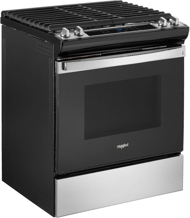 Whirlpool® 30" Stainless Steel Slide-In Gas Range with Frozen Bake™ Technology-2
