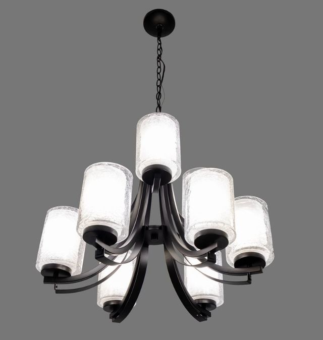 YHD Oil Rubbed Bronze 9-Light Chandelier-1
