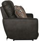 Catnapper® Dorian Charcoal/Nutmeg Reclining Sofa-3
