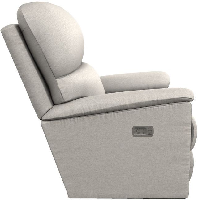 La-Z-Boy® Brooks Oyster Power Wall Recliner with Headrest and Lumbar-2